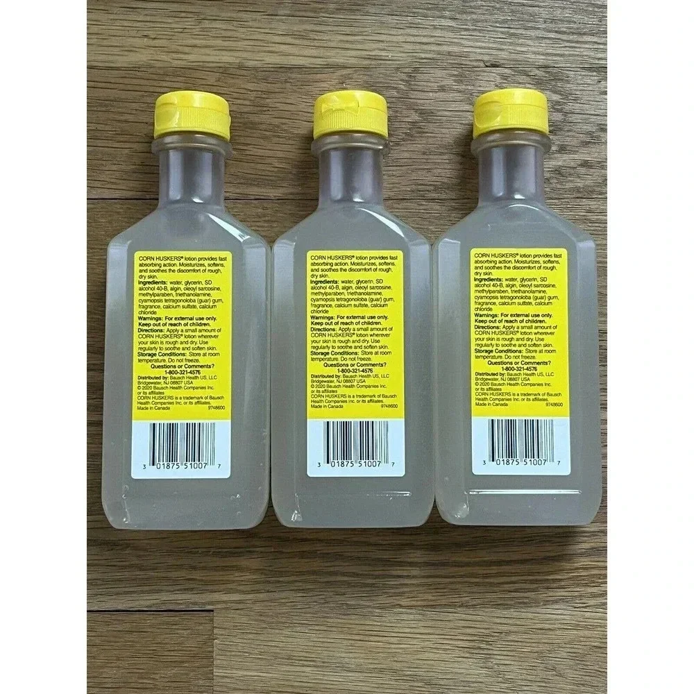 3-Pack Corn Huskers Lotion Heavy Duty Hand Treatment 7 oz Bottles